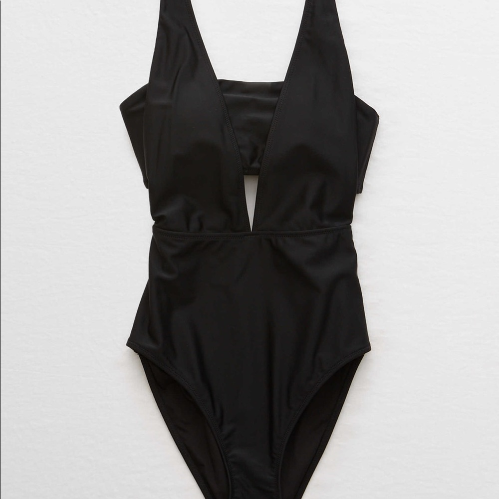 Aerie layered one piece swimsuit